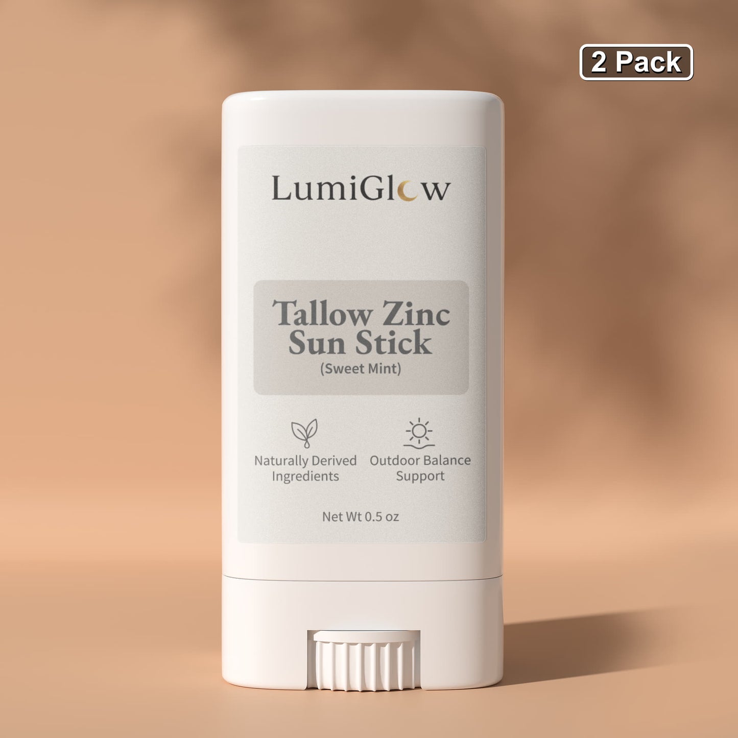 2 Pack Tallow Zinc Sun Stick