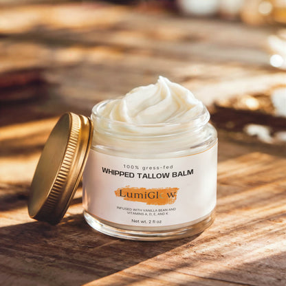 Whipped Grass-Fed Tallow Balm with Vanilla Bean